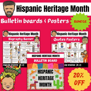 Preview of Celebrate Hispanic Heritage Month with Bulletin Boards and Inspiring Posters