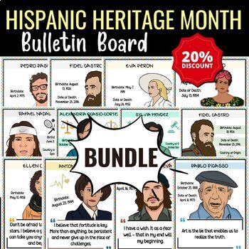 Preview of Celebrate Hispanic Heritage Month with our Captivating Bulletin Board Bundle!