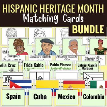 Preview of Celebrate Hispanic Heritage Month with our Captivating Matching Cards Bundle!