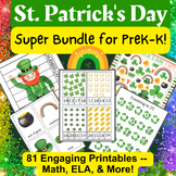 Celebrate & Learn: Fun St. Patrick's Day PreK-K Pack! (81p