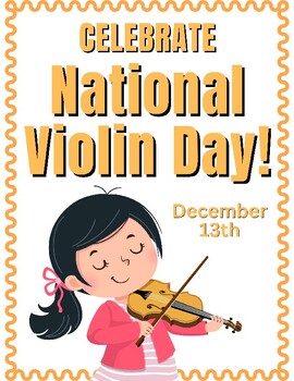 Preview of Celebrate National Violin Day on December 13th!