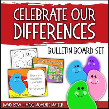Preview of Celebrate Our Differences!  Jellybean Bulletin Board Set for Diversity