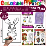 Celebrate Seasons and Holidays with Our Charming Coloring Bundle