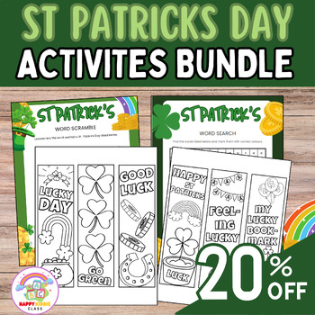 Preview of Celebrate St. Patrick's Day with Fun Activities Bundle for kids