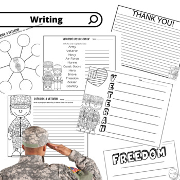 Veterans Day Grades 2-4 (33 pages!) Activities & Worksheets by Free to