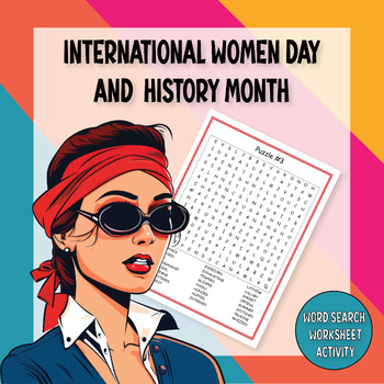 Preview of Celebrate Women's History / Fun and Educational Word Search
