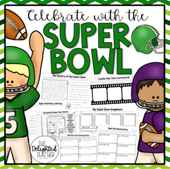 Preview of Celebrate with the Super Bowl | Reading, Writing, Math & Word Activities
