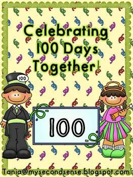 Celebrating 100 Days Together! by My Second Sense | TpT