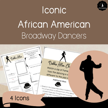 Preview of Celebrating African American Broadway Dance Icons Activity PDF and Digital 9-12