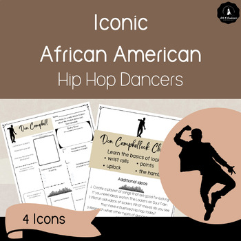 Preview of Celebrating African American Hip Hop Dance Icons Activity PDF and Digital