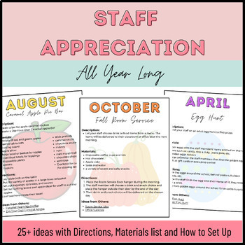 Preview of Celebrating All Year Long: Staff Appreciation Throughout the Year