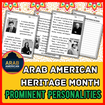 Preview of Celebrating Arab American Heritage: Contributions to American Society