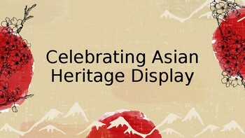 Preview of Celebrating Asian Heritage Display
