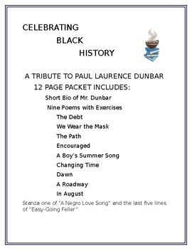 Preview of Celebrating Black History: A Tribute to Paul Laurence Dunbar