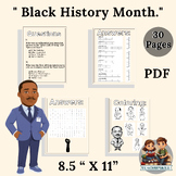 Celebrating Black History: Fun  for Kids, quizzes, puzzles