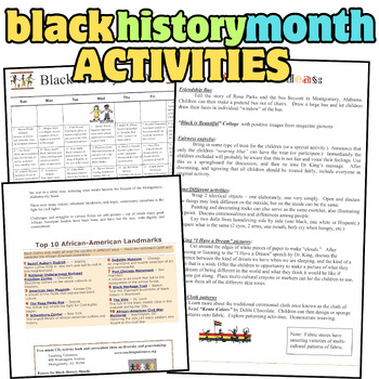 Preview of Celebrating Black History Month Activity | MLK jr I Have A Dream Quotes & More !