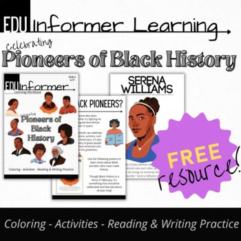 Preview of Celebrating Black History Month: Pioneers, Printable and Digital Workbook, Homes