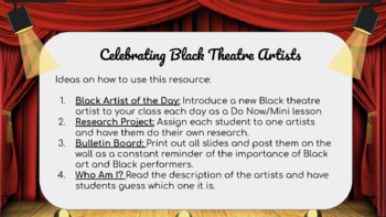 Preview of Celebrating Black Theatre Artists