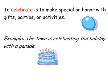 Preview of Celebrating Cultures Theme and Vocabulary Introduction
