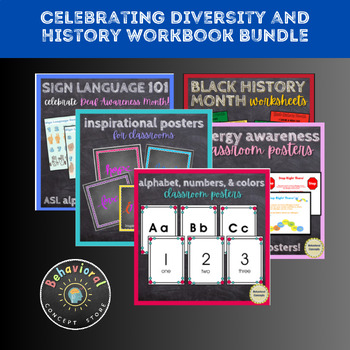 Preview of Celebrating Diversity and History bundle
