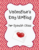 Spanish Valentine's Day Writing- Dia de San Valentin Lette