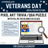 Celebrating Hero Veterans Day Fill in Blanks Activity Pixe