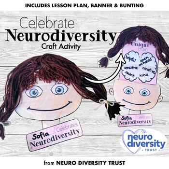 Preview of Celebrating Neurodiversity Craft Activity - Bulletin Board Craftivity
