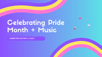 Preview of Celebrating Pride Month + Music
