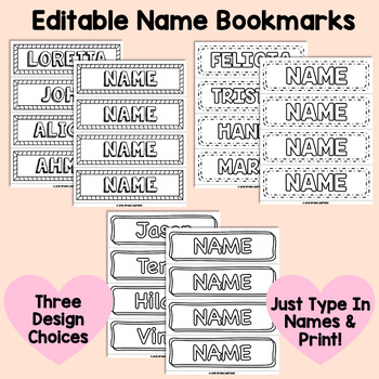 Celebrating Names: Editable Student Name Activities
