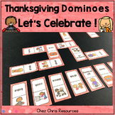 Celebrating Thanksgiving Vocabulary Dominoes