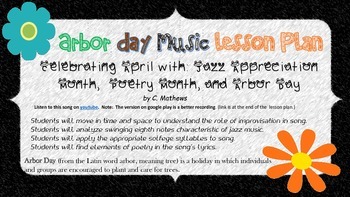 Preview of Arbor/Earth Day, Music, and Poetry