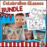 New Years 2024 | Classroom Themed Glasses FUN PACK BUNDLE 