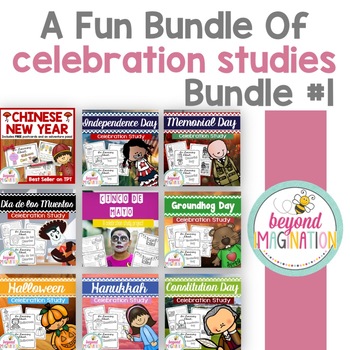 Preview of Celebration Studies Bundle of Fun #1 (includes Chinese New Year)
