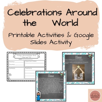 Preview of Celebrations Around the World Information and Interactive Activity Bundle