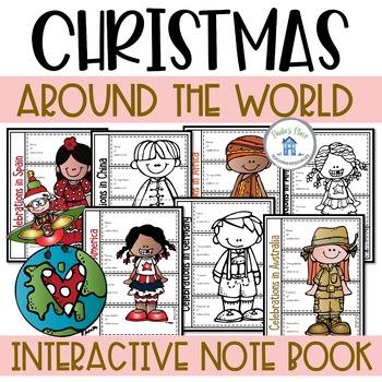 Preview of Christmas Around the World Interactive Notebook