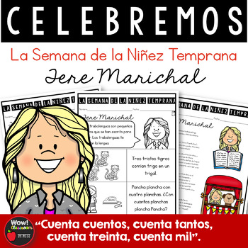 Preview of Celebremos la Semana de la Niñez Temprana | Tere Marichal