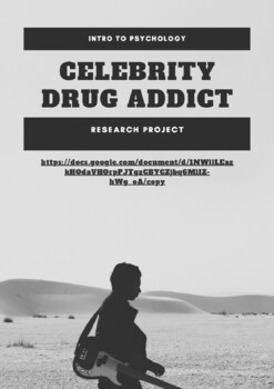 Preview of Celebrity Drug Addict Research: The Psychology of Psychoactive Drugs & Addiction