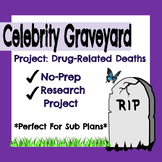 Celebrity Graveyard Drug & Alcohol Death Project, Health, 