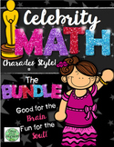 Celebrity Math BUNDLE! (Math Charades)