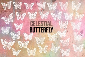 Preview of Celestial Butterfly Font