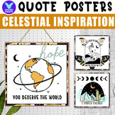 Celestial Inspiration Quotes Motivation Classroom Decor Bu