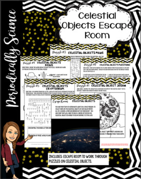 Preview of Celestial Objects Escape Room