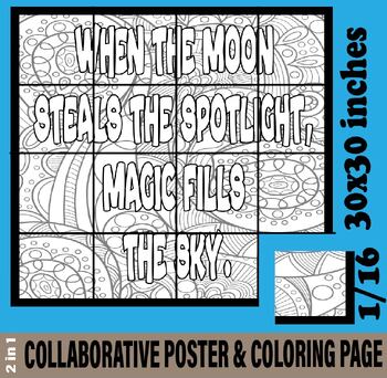 Preview of Celestial Spectacle:Collaborative Poster for Solar Eclipse Bulletin Boards-Doors
