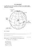 Celestial Sphere worksheet with ANSWERS