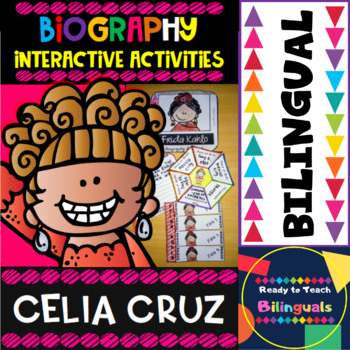 Preview of Celia Cruz - Interactive Activities - Hispanic Heritage Leader - Dual Set