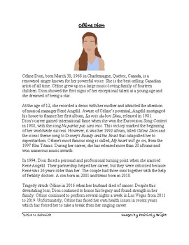 Preview of Celine Dion Biography on Franco-Canadian Singer (English Version)