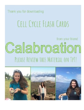 Preview of Cell Cycle Flash Cards