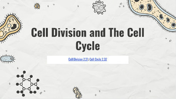 Preview of Cell Cycle and Cell Division - Note Presentation