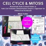 Cell Cycle & Mitosis Graphic Organizer Guided Notes (Print