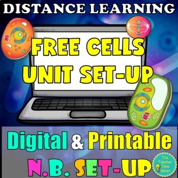 Preview of Cell Cycle and Organelles Digital Notebook | Biology Science | Google Slides